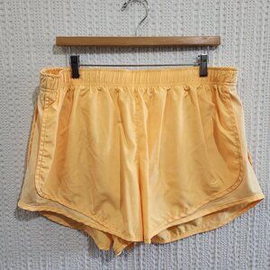 Nike Tempo Plus Size Brief Lined Athletic Running Shorts in Yellow Size XXL